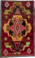Vintage Kilim Area Rug (5' x 8')